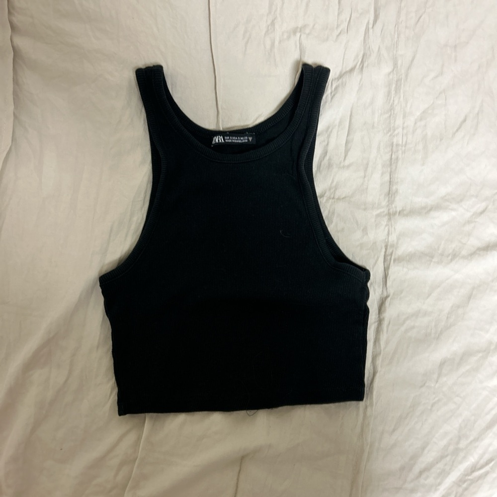 Zara black tank top